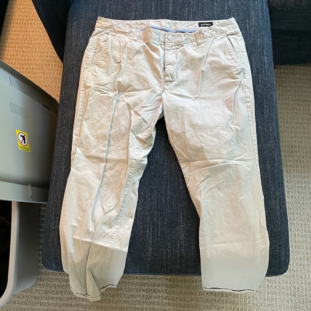 Bonobos Stretch Washed Chinos Light Khaki 40x30